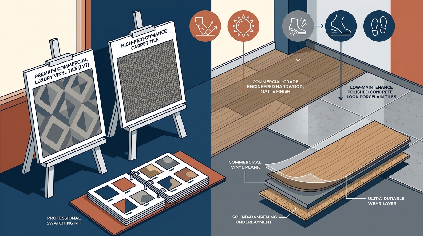 Top Commercial Flooring Brands in Southern California | HFD