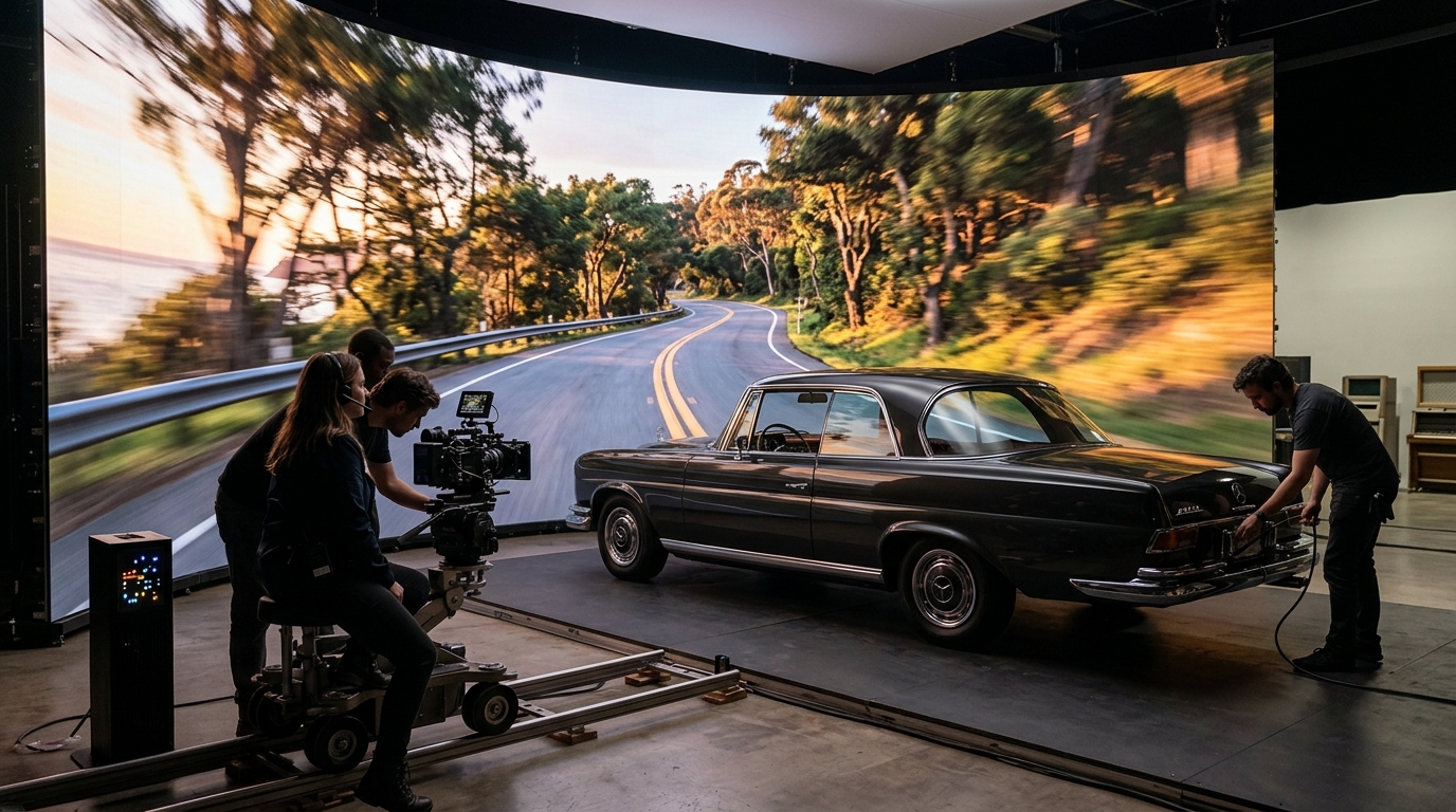 Shoot Car Scenes Without a Process Trailer: LED Volume Guide