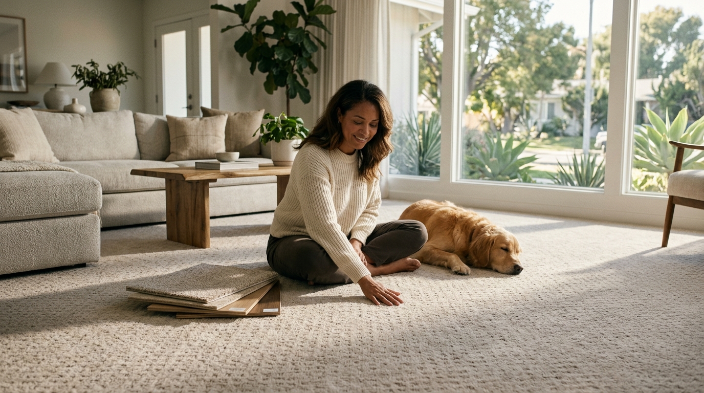 Budget-Friendly Carpet Options for Large Living Rooms in SoCal