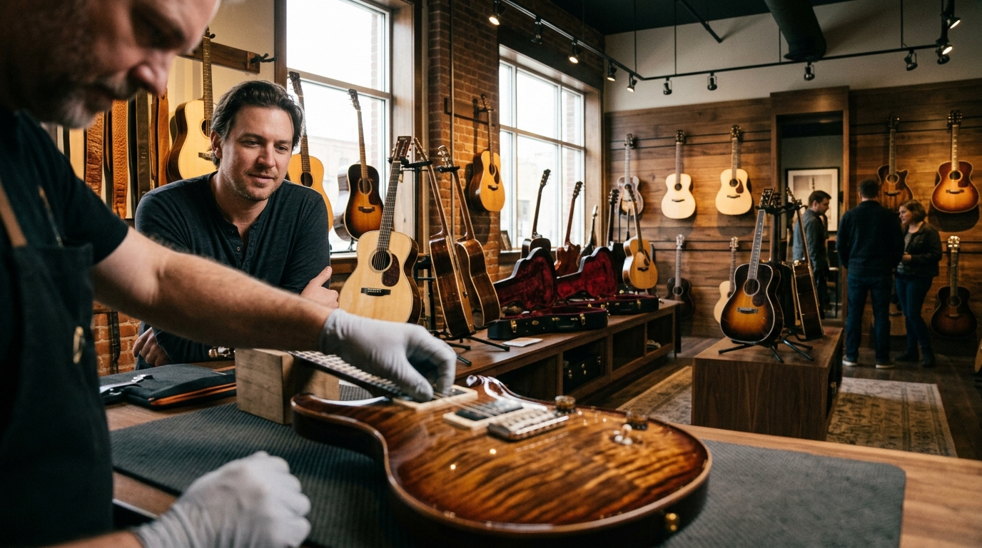 Best High-End Guitar Store for PRS, Collings & Custom Acoustics