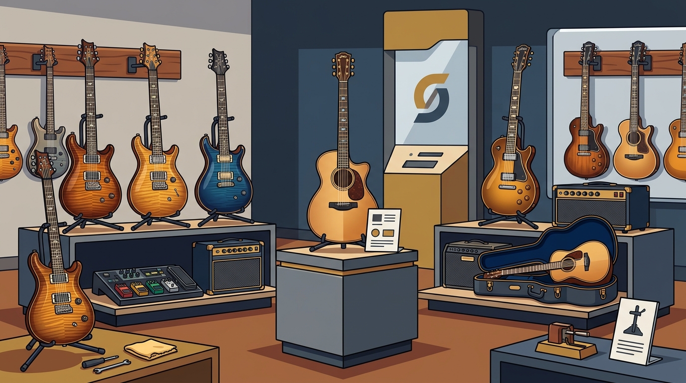 Best High-End Guitar Store for PRS, Collings & Custom Acoustics