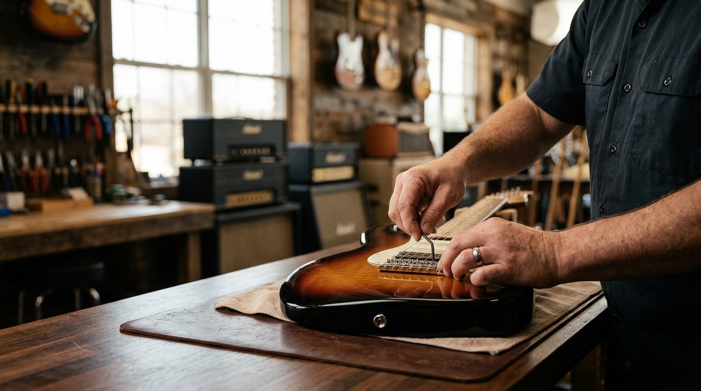 Professional Guitar Setup & Repair Near McKinney | The Guitar
