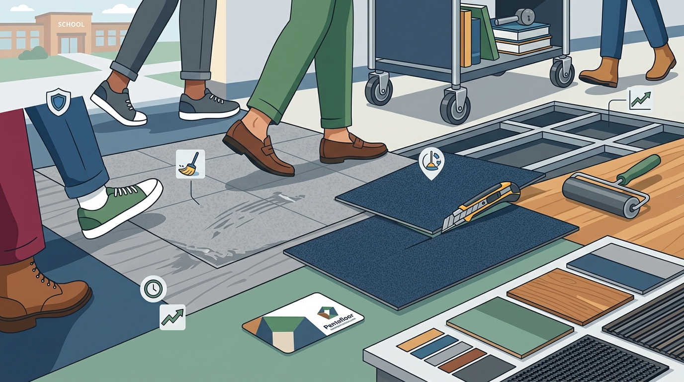 Best Flooring for High-Traffic Commercial Spaces: Schools &