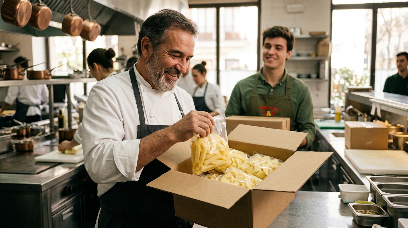 Free Pre-Cut Potato Samples for Restaurants | Patatas S&P