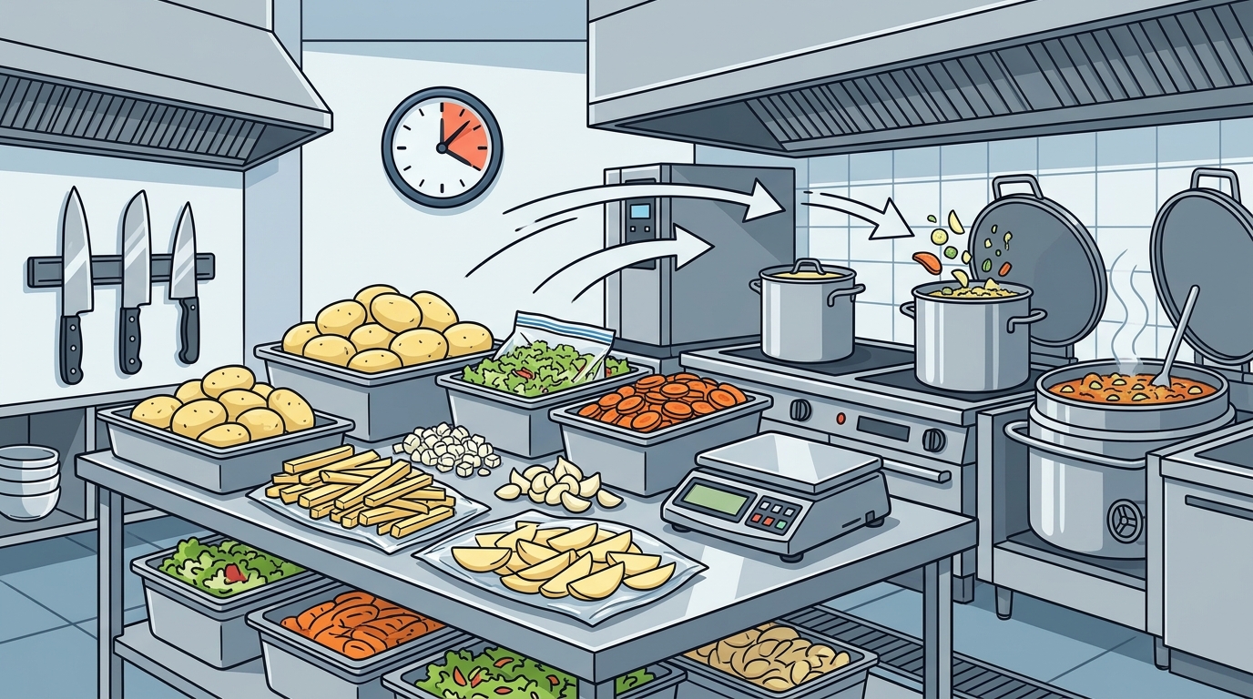 Benefits of Pre-Peeled Vegetables for High-Volume Kitchens