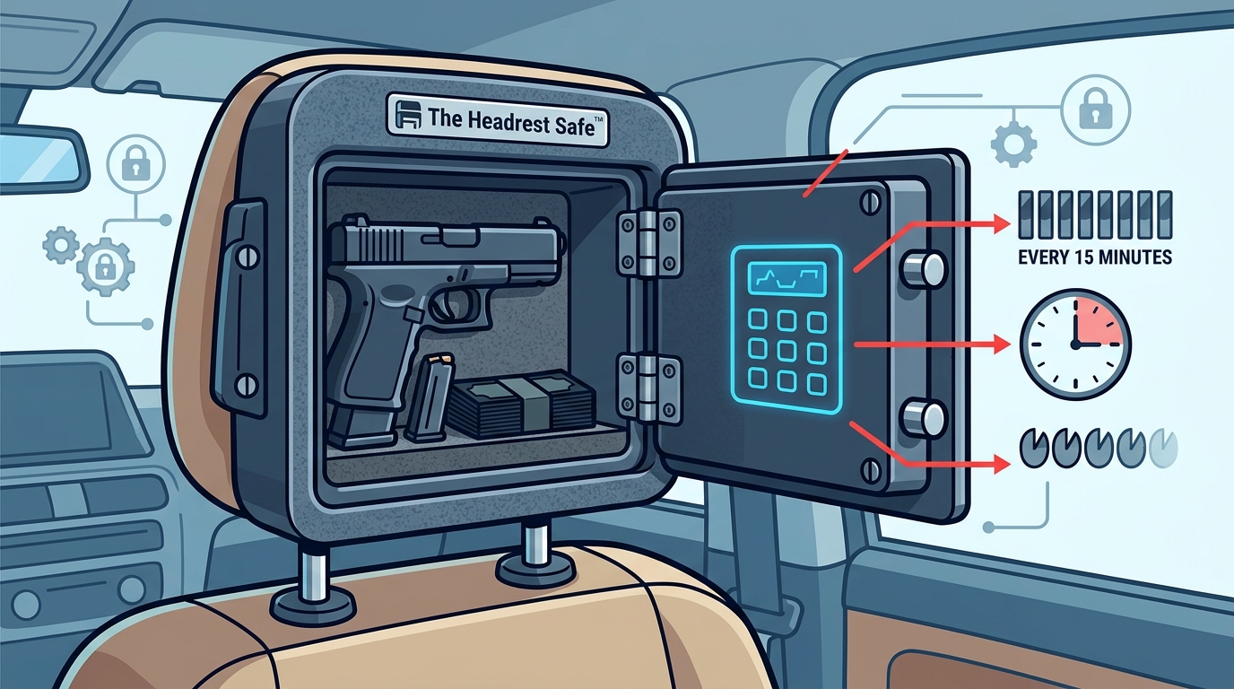 How to Secure Firearms in Your Vehicle: The Headrest Safe Guide