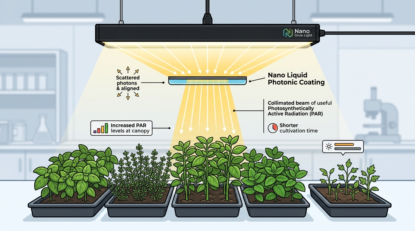 Best Grow Light for Herbs Indoors: Nano Liquid Technology