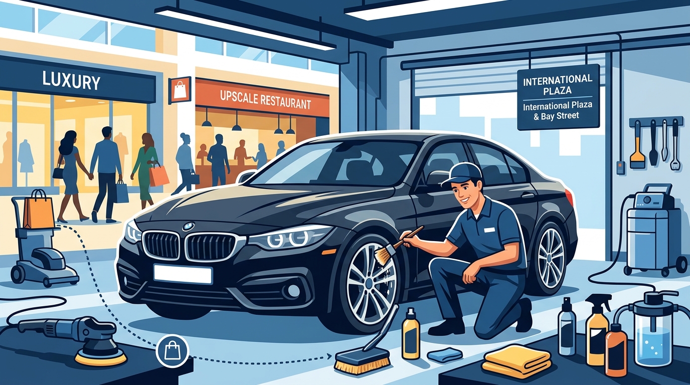 Get Your Car Detailed While Shopping at Tampa Mall