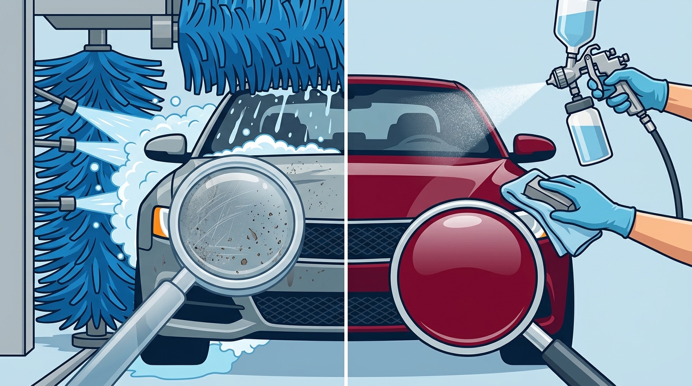 Regular Wash vs Hand Detailing: The Real Difference