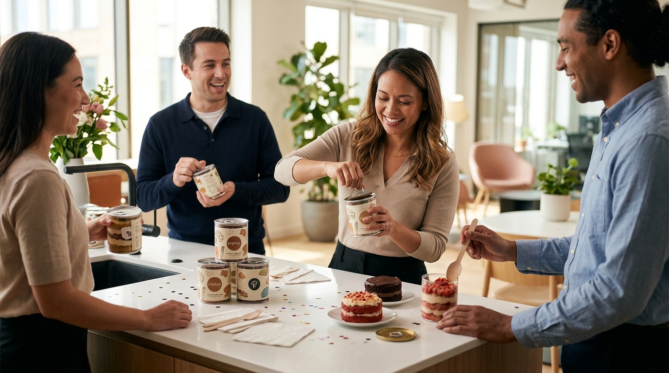 Customizing Bulk Cake Cans for Office Parties