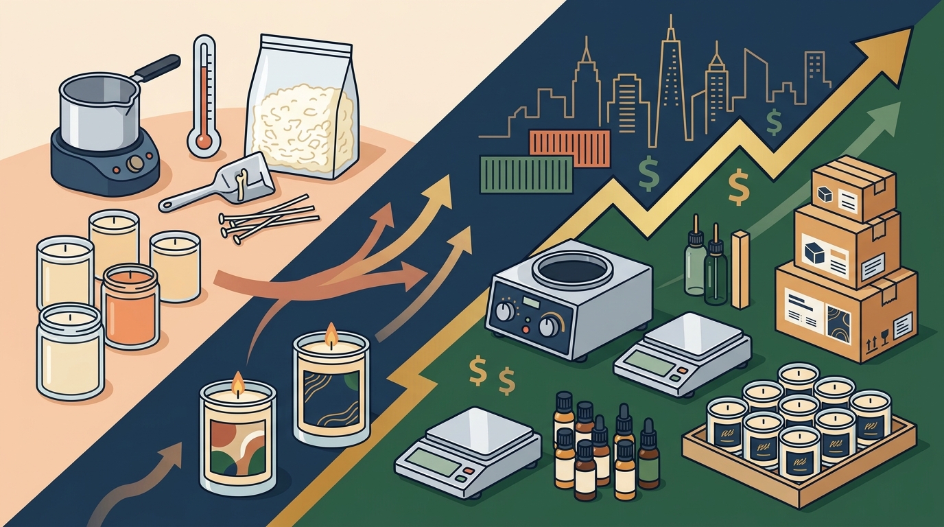 Turning Your Candle Hobby Into a Profitable Business