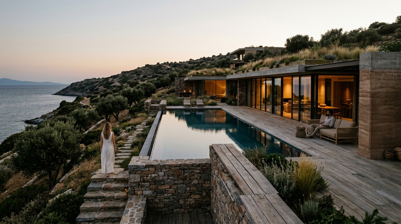 Award-Winning Subterranean Luxury Villas in Greece