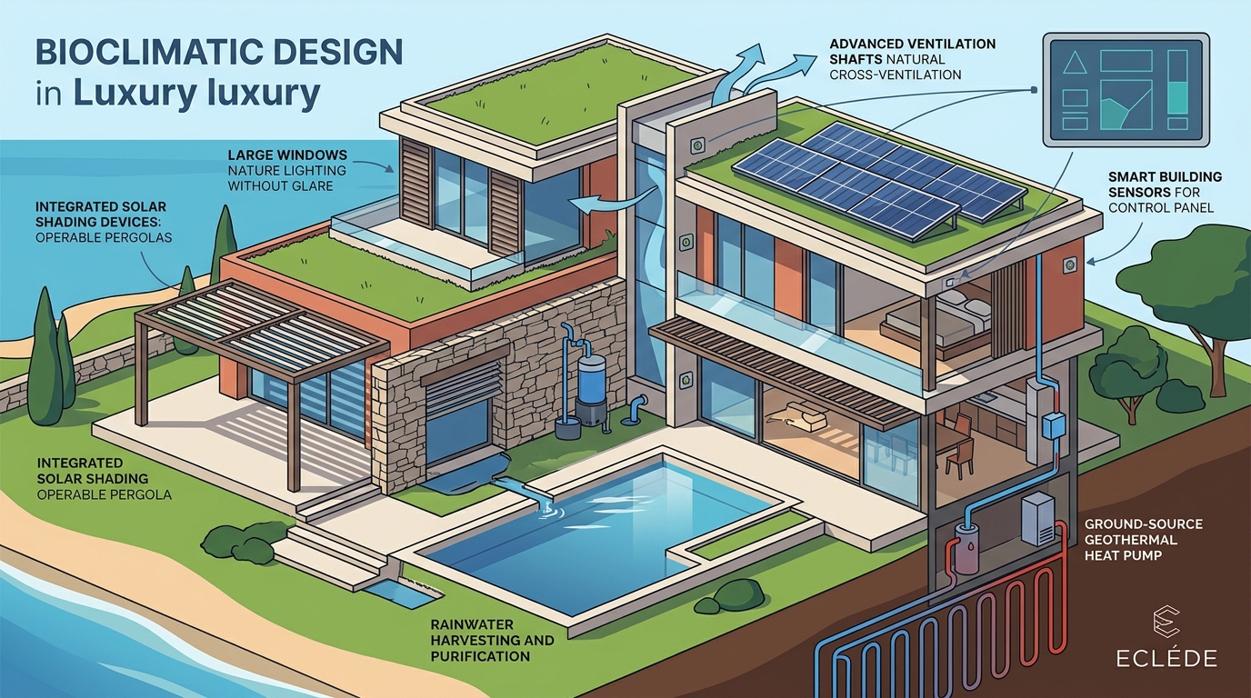 Sustainable Luxury: Bioclimatic Design for High-End Homes