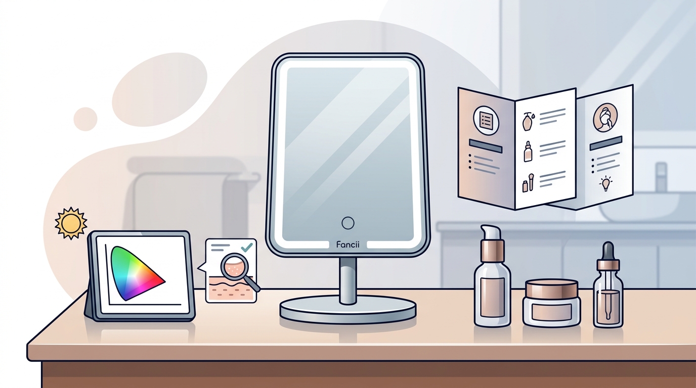 LED Lighted Mirrors for Skincare: Benefits & Best Practices