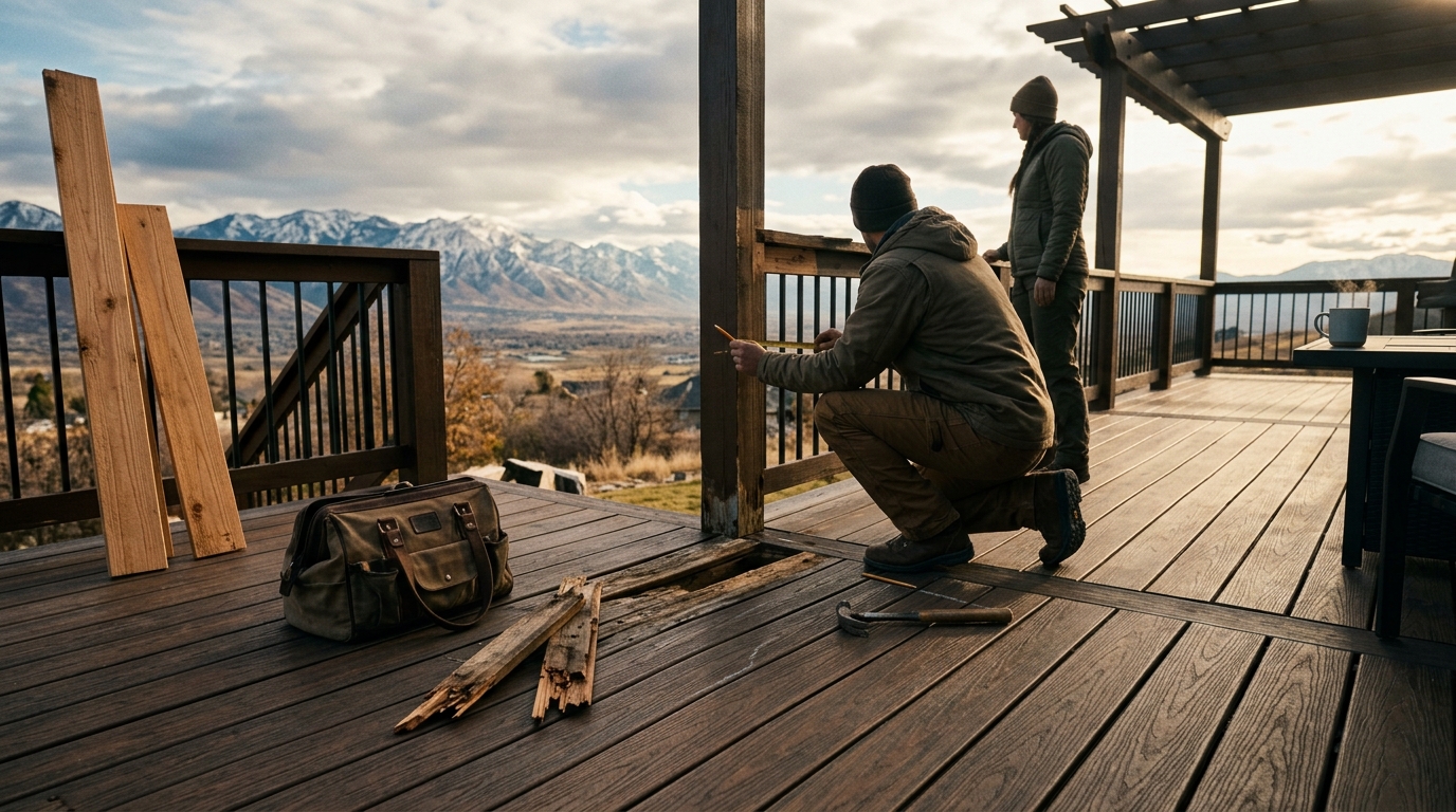 Fixing Rotting Decks in Utah: Snow, Sun & Repair Guide