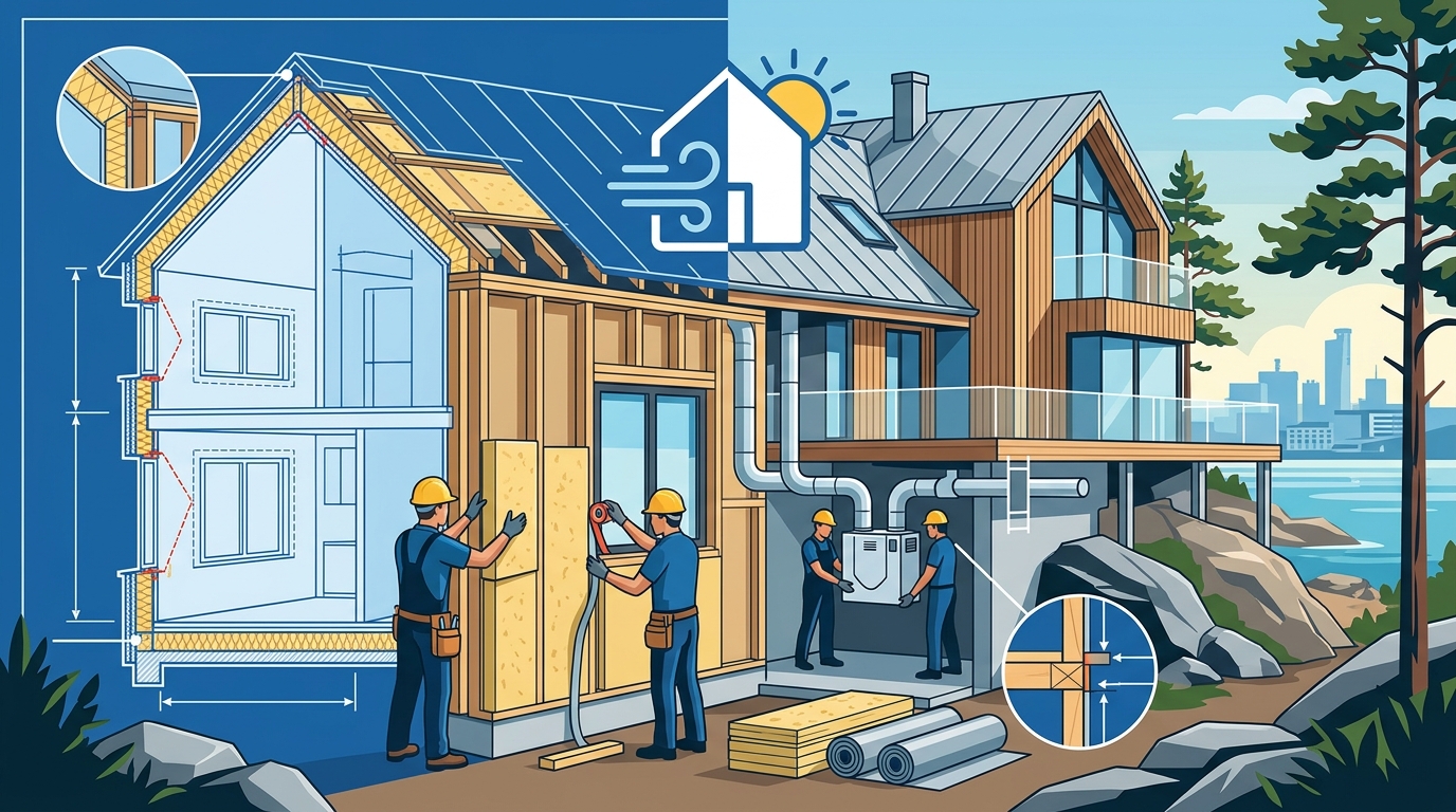 Vem bygger energieffektiva hus och passivhus i Göteborg?