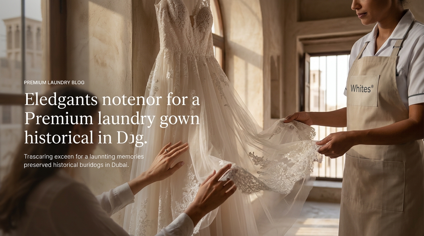 Professional Wedding Dress Cleaning in Dubai | Whites®