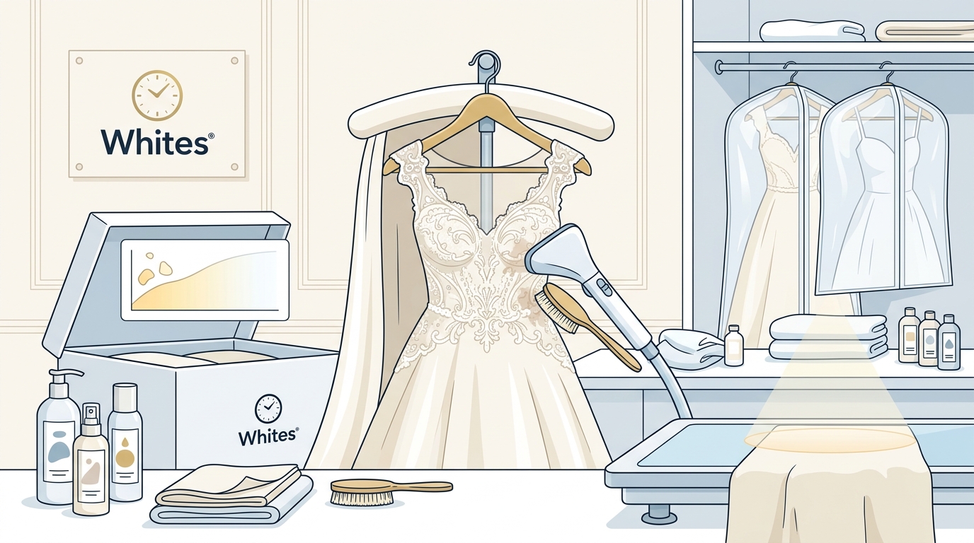 Professional Wedding Dress Cleaning in Dubai | Whites®
