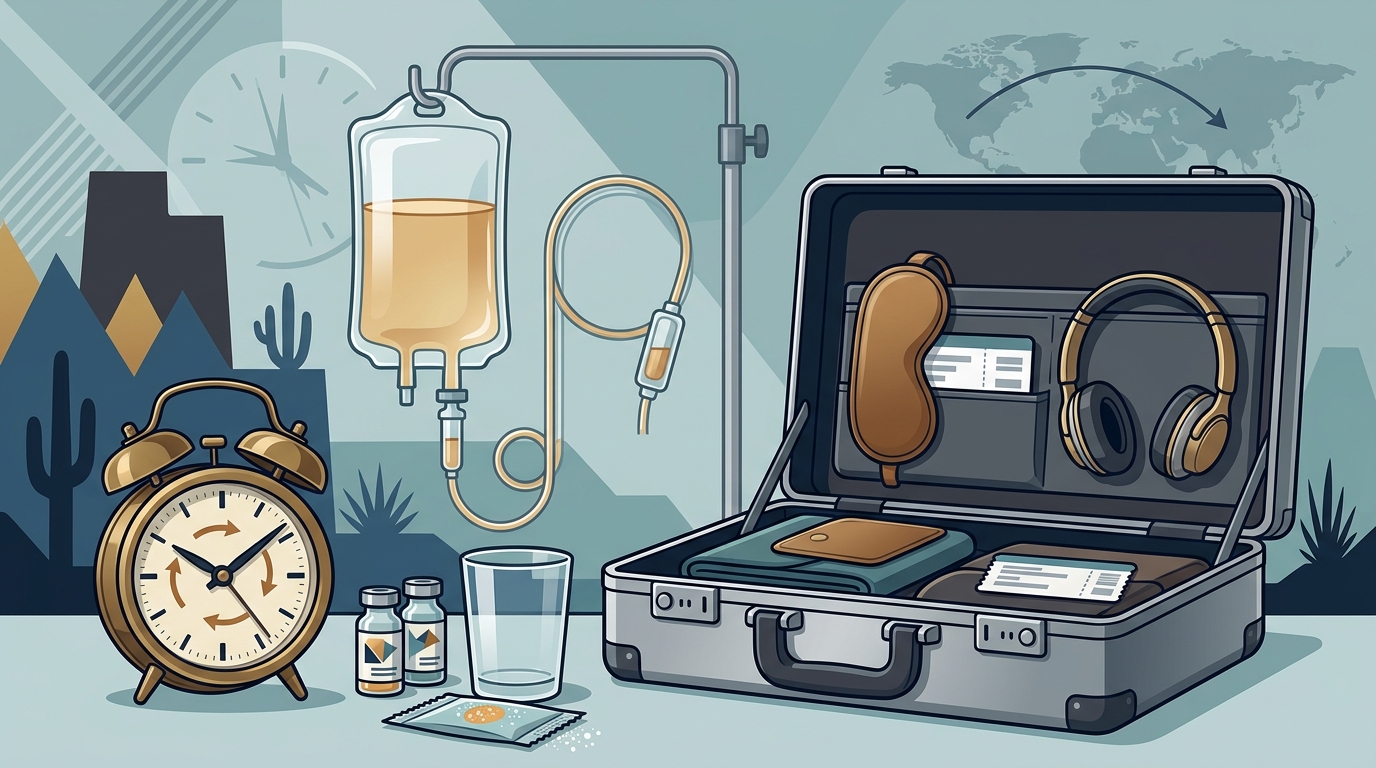Clinical IV Therapy for Jet Lag Recovery in Utah