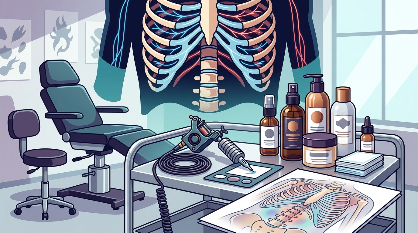 How to Reduce Pain During a Rib or Spine Tattoo