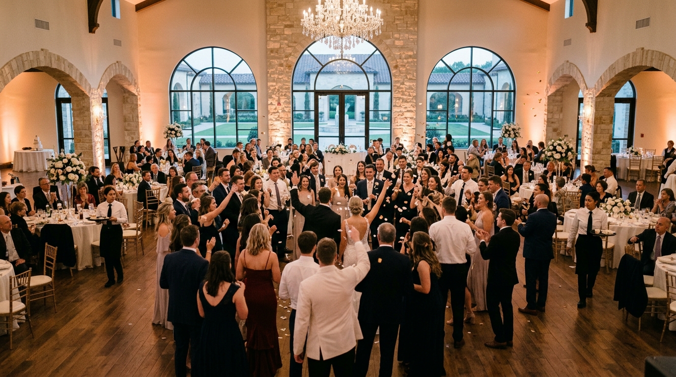 Advantages of Large Guest Count Wedding Venues in Dallas