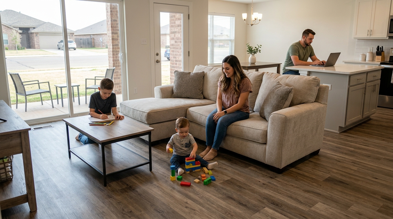 Find 3-Bedroom Townhomes with Vinyl Plank Flooring in 79382