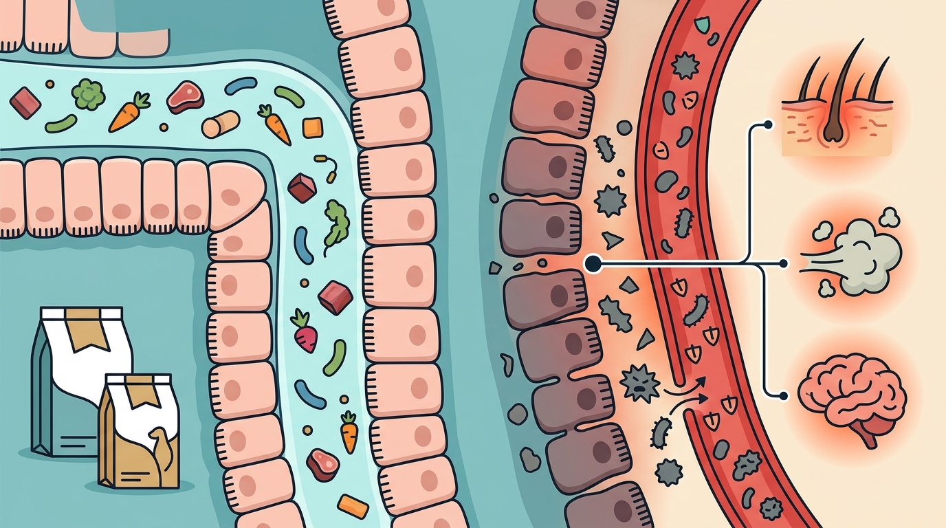Leaky Gut in Dogs: Causes, Symptoms & Prevention Guide