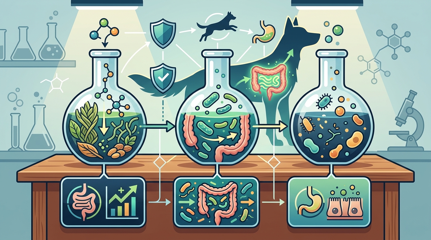 Probiotics vs Prebiotics vs Postbiotics for Dogs