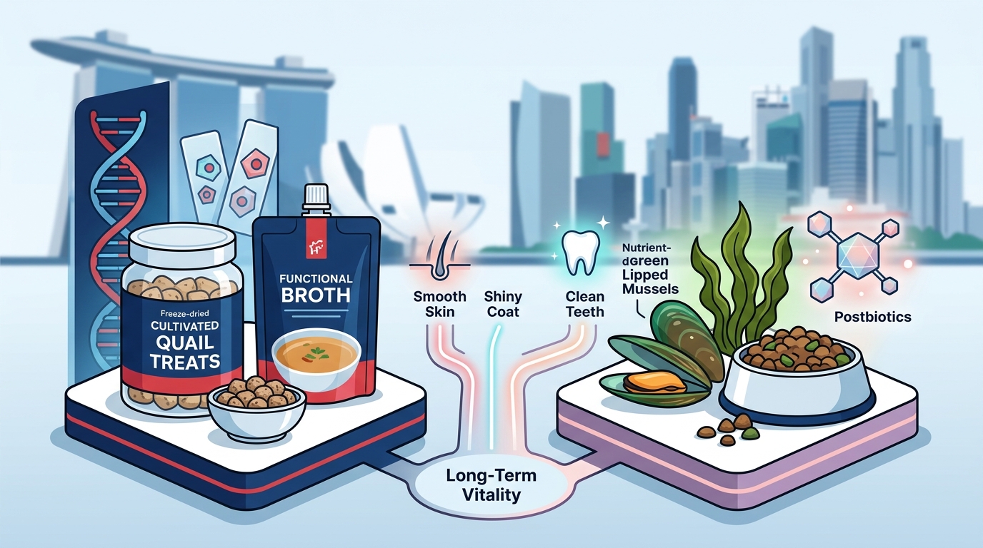 Healthy Pet Food in Singapore: Cultivated Meat & Natural Options