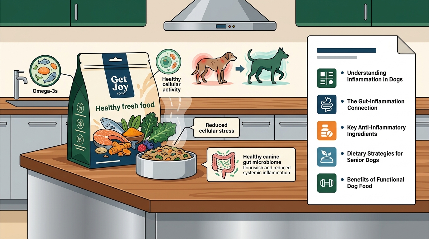 Anti-Inflammatory Dog Foods for Healthy Aging & Gut Health