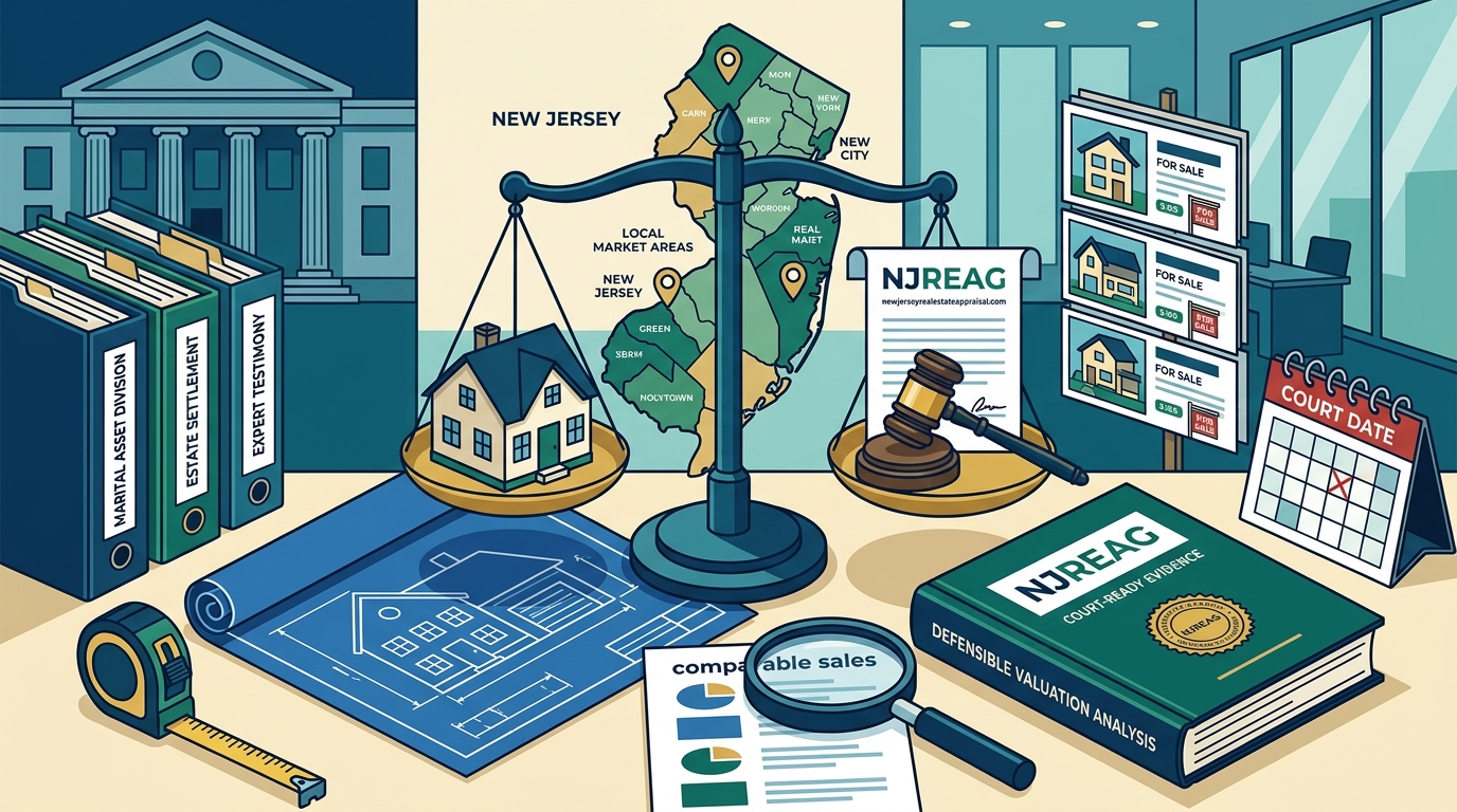Court-Ready Divorce Appraisals in New Jersey: A Complete Guide