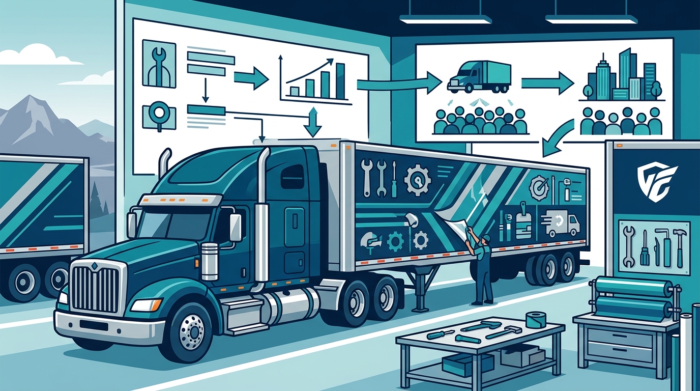 Vehicle Wraps for Business: 7 Key Benefits for Commercial Trucks