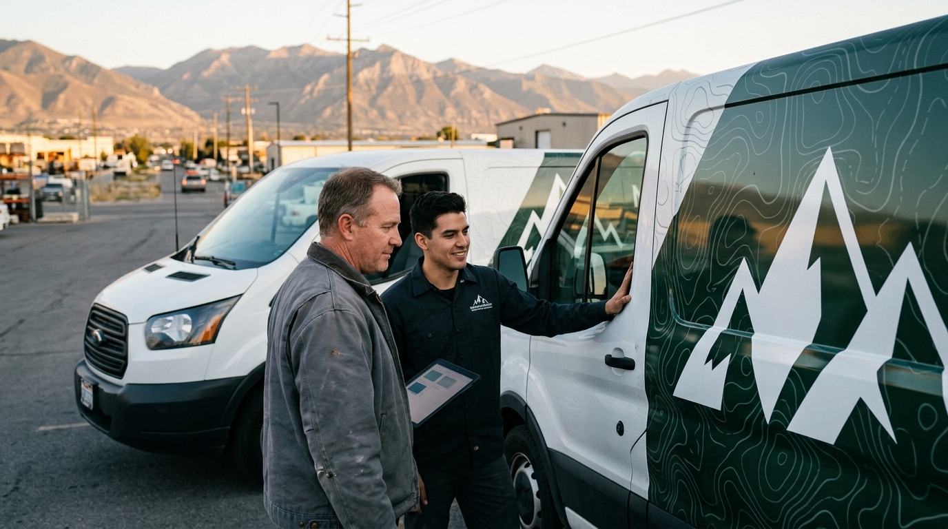 Commercial Vehicle Wraps in Salt Lake County | Summit Wraps