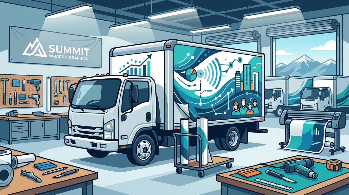Commercial Vehicle Wraps in Salt Lake County | Summit Wraps