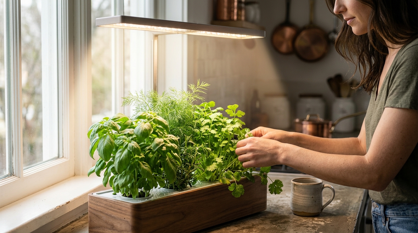 Best Grow Light for Herbs Indoors: Nano Liquid Technology Guide