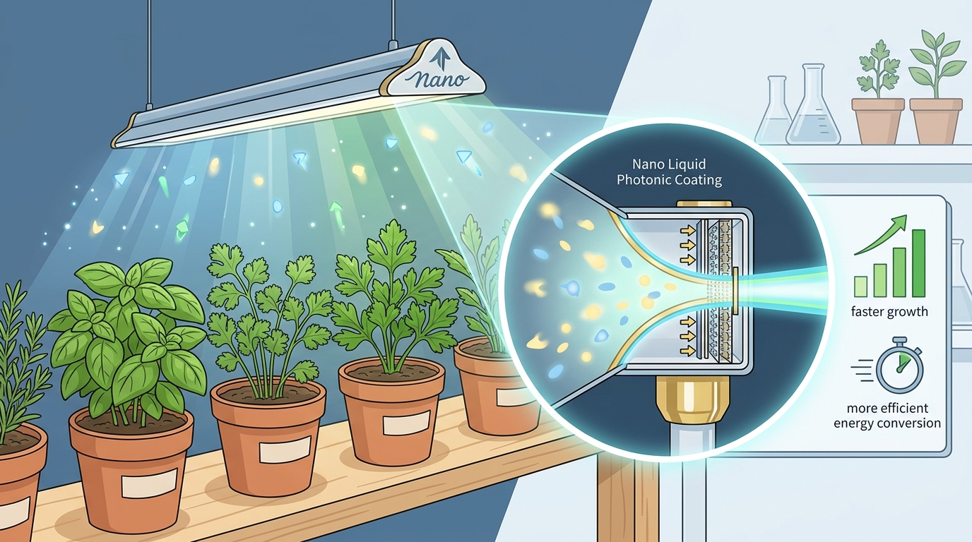 Best Grow Light for Herbs Indoors: Nano Liquid Technology Guide