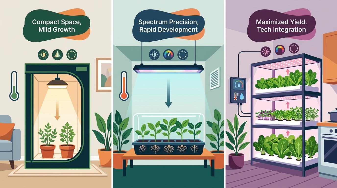 How to Choose the Right Grow Light for Indoor Gardening