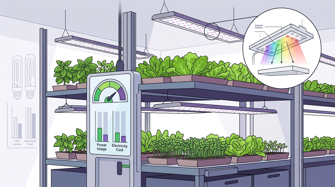 Most Energy Efficient Grow Lights for Indoor Gardening