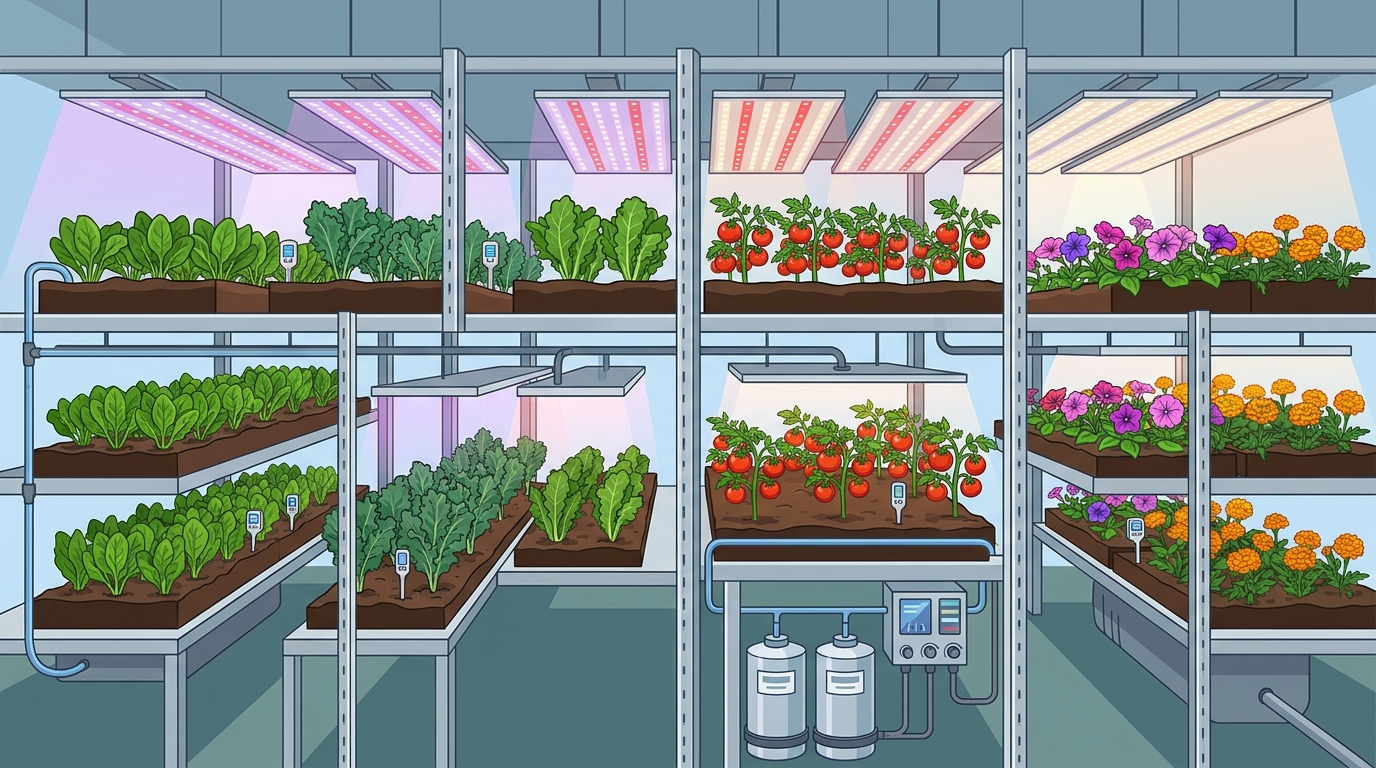 Best Indoor Grow Lights for Vegetables and Flowers