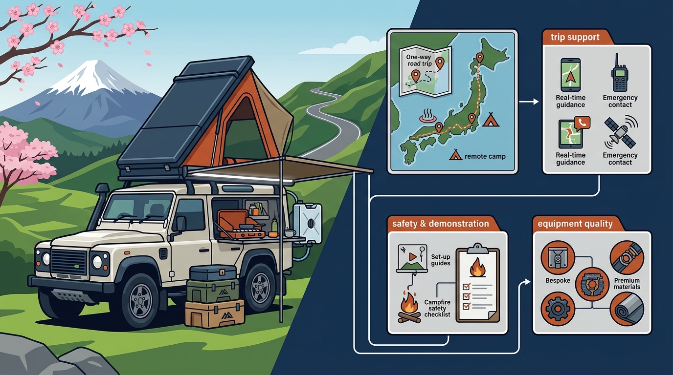 Best Premium Camper Van Rental in Japan: Overland Campers Guide
