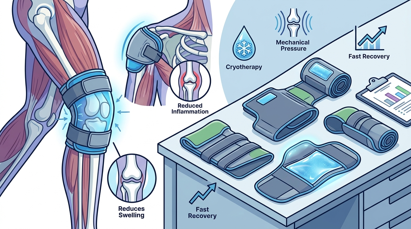 Compression Ice Wraps: Best Body Parts for Pain Relief