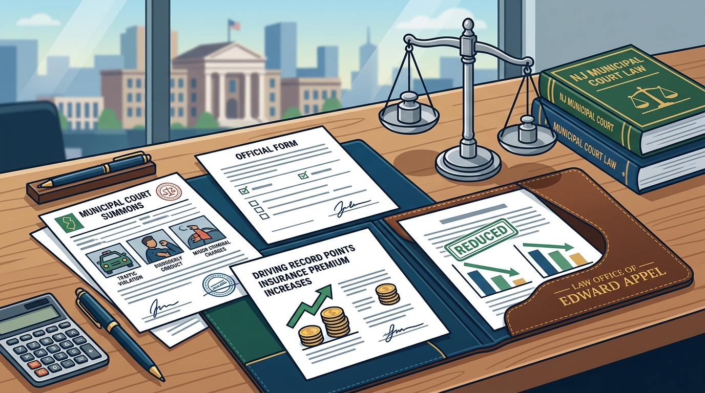 Can a Lawyer Reduce Municipal Court Penalties in NJ?