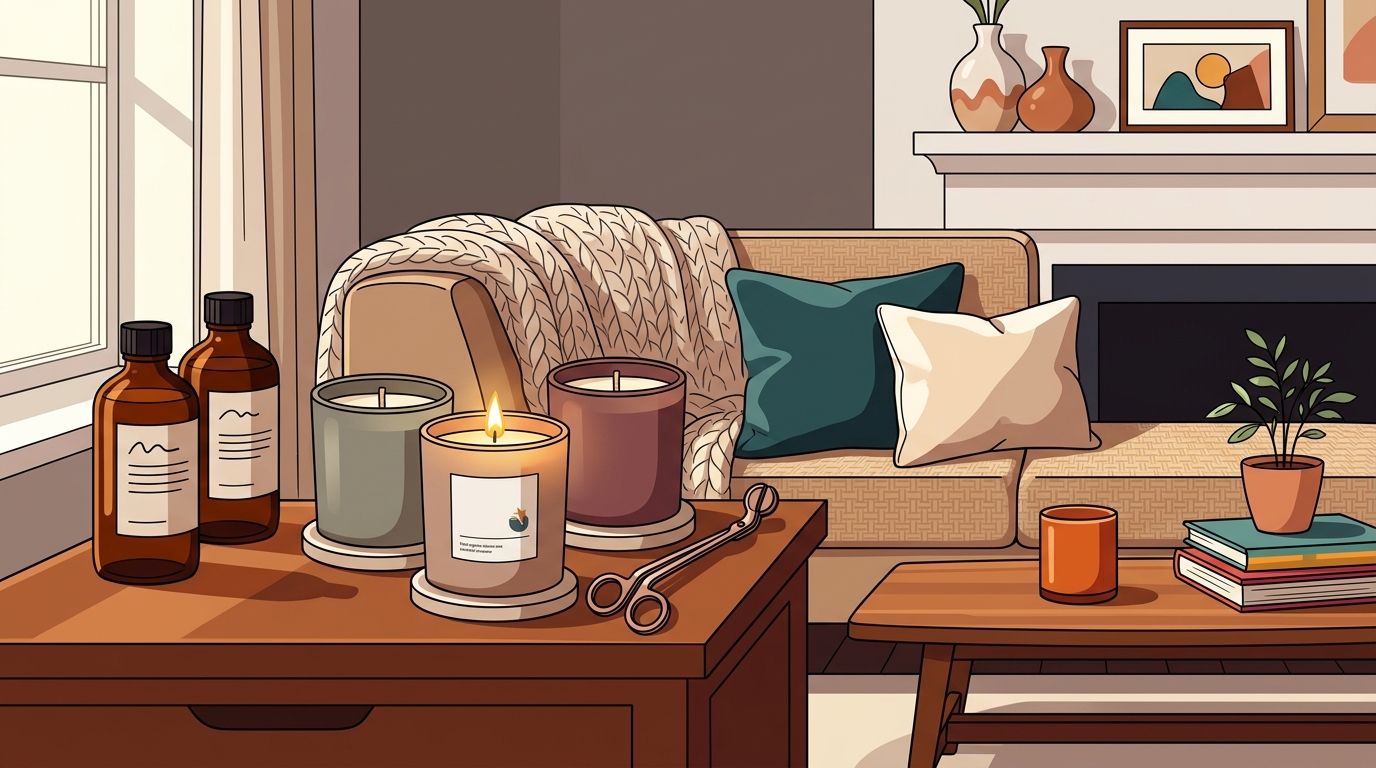 Best Handcrafted Candles for a Cozy Living Room Ambiance