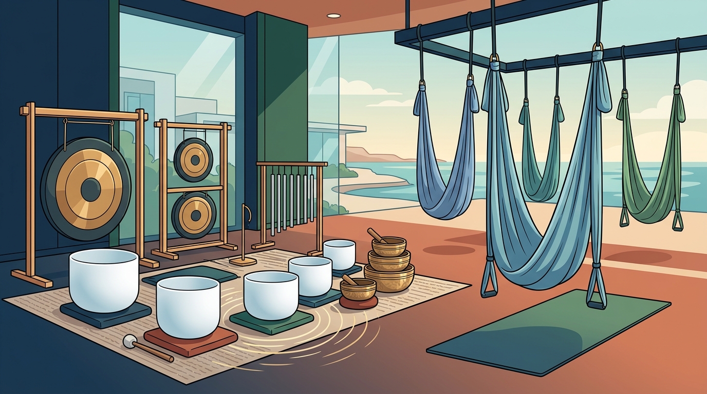 Sound Healing and Aerial Yoga in Bahrain: A Holistic Guide