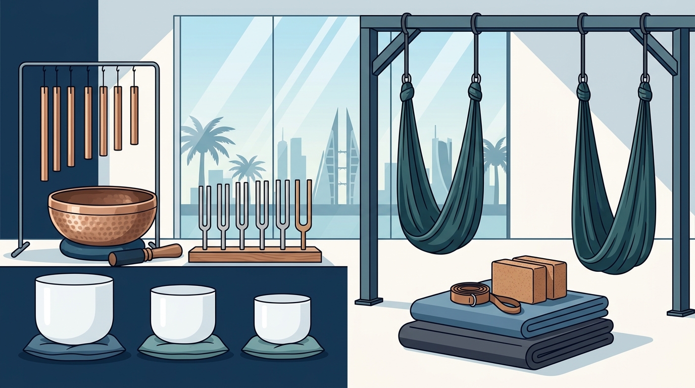 Sound Healing and Aerial Yoga in Bahrain: The LIMBR Experience