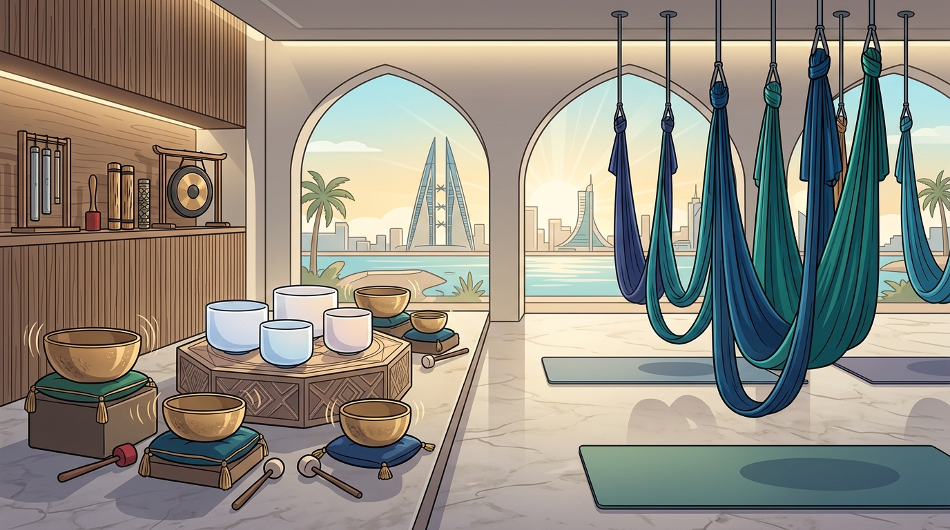 Sound Healing & Aerial Yoga in Bahrain: The LIMBR Experience