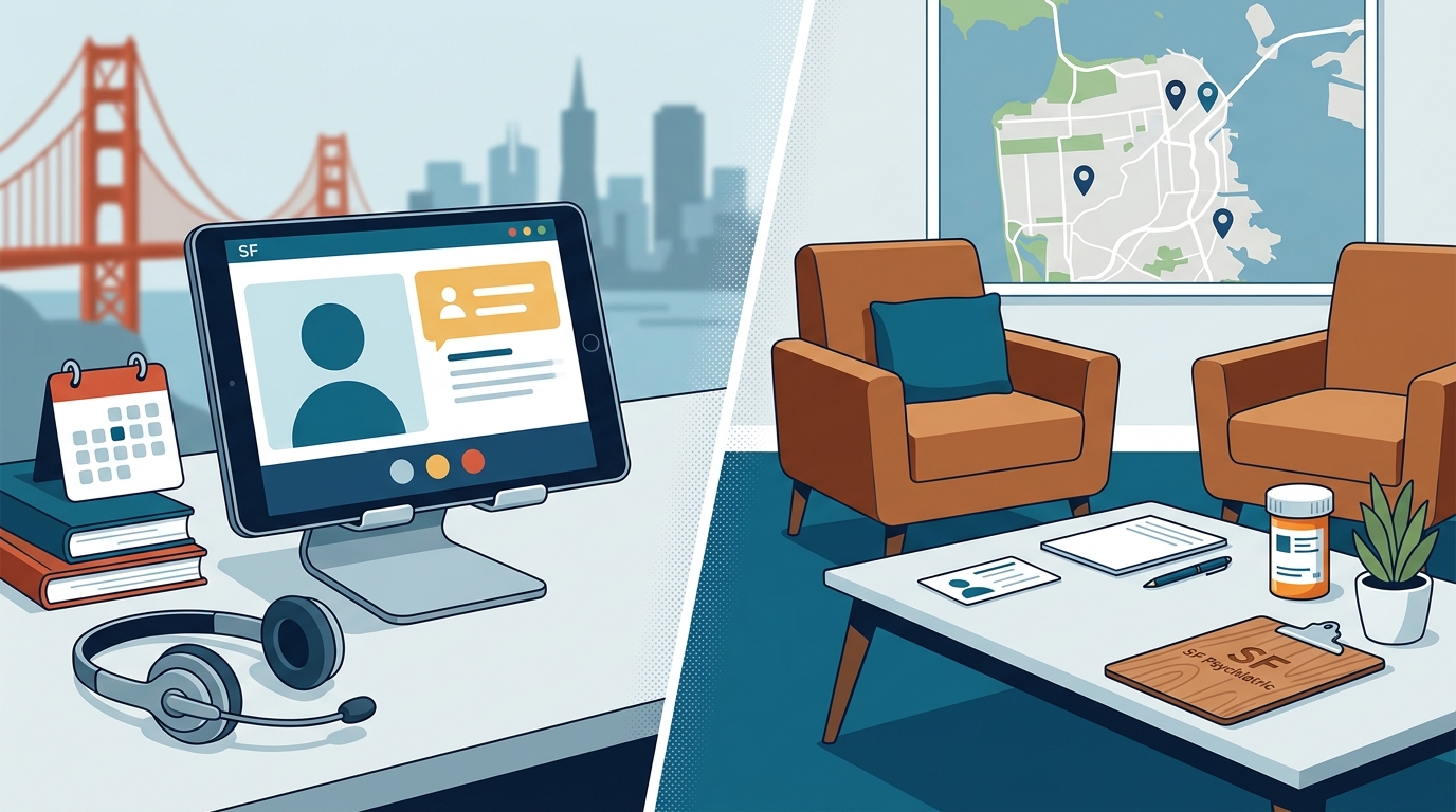 ADHD Psychiatry in SF: Remote & In-Person Care Options