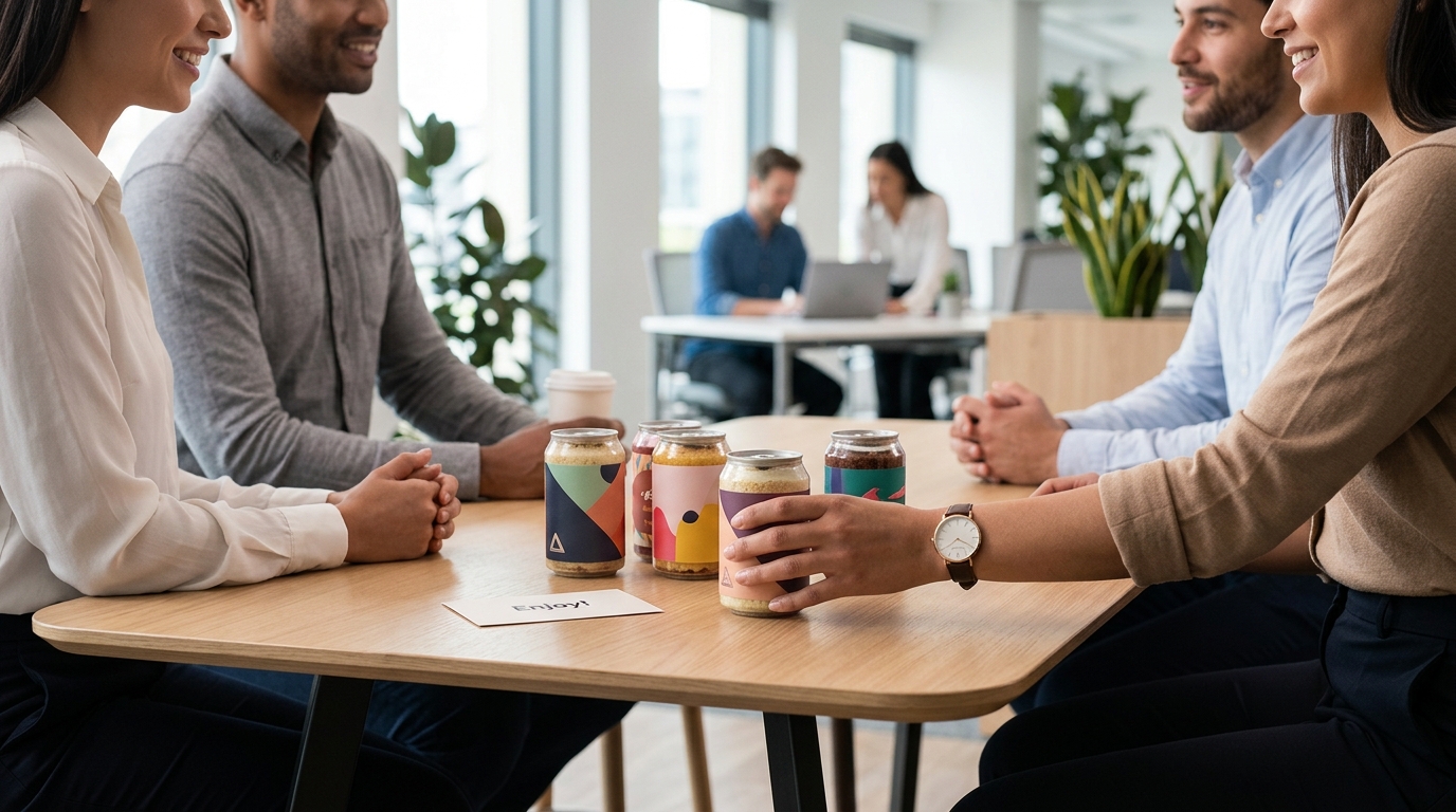 Customizing Bulk Cake Cans for Office Treats | Poptop