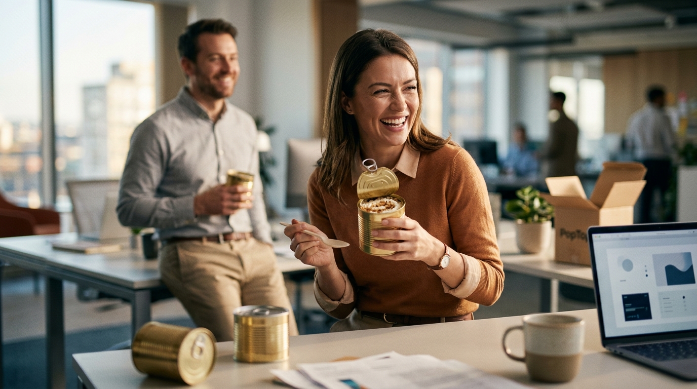 Order Individual Cake Cans for Office Treats | Poptop