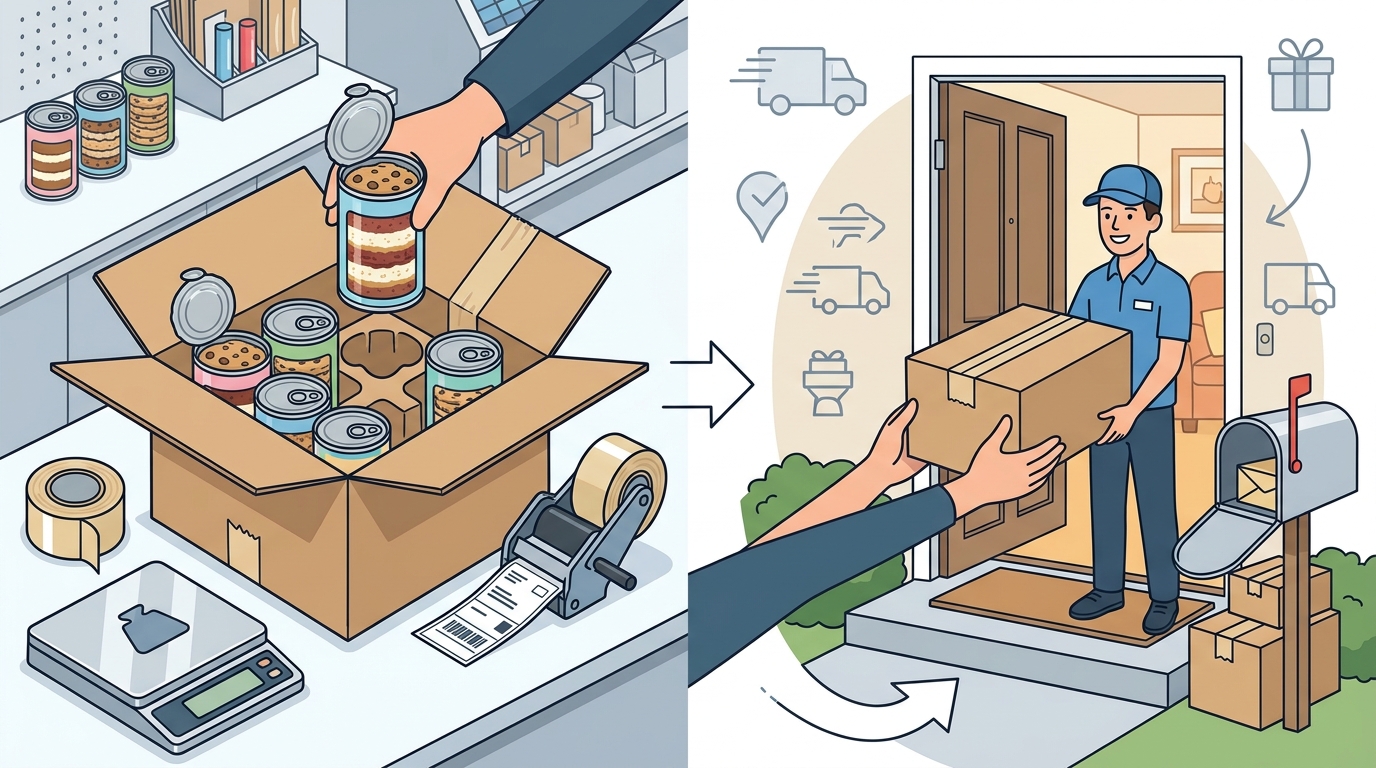 How to Send Portable Desserts to Friends by Mail